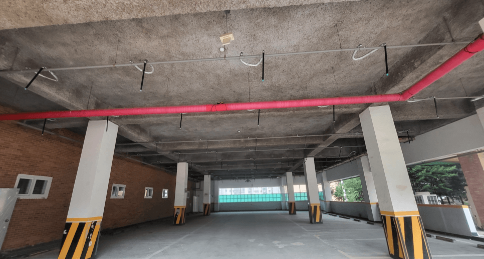 초등학교 필로티 주차장 천장공사